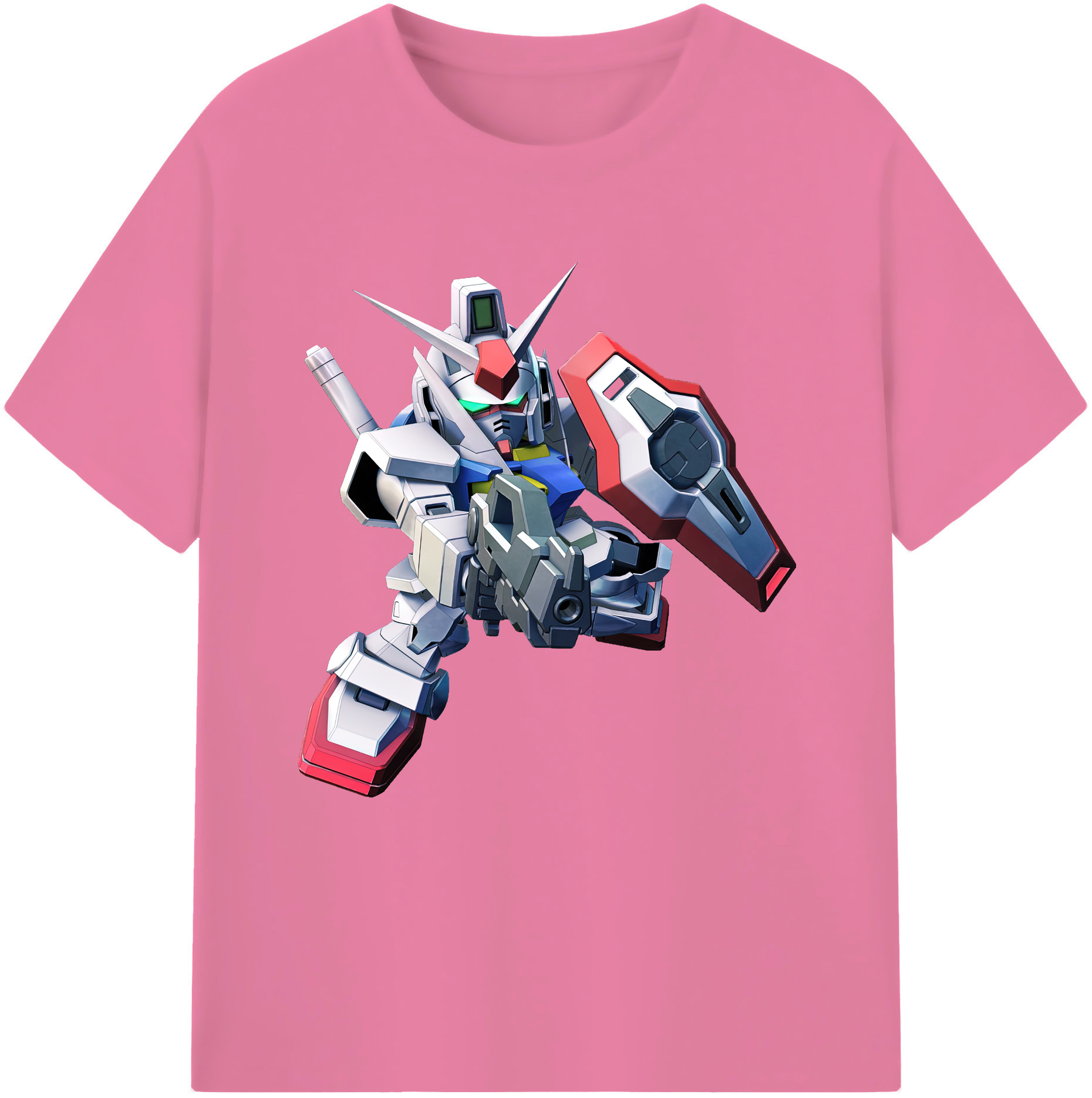 （画像用） 機動戦士ガンダム Mobile Suit Gundam 綿100％半袖Tシャツ（フロントプリント）